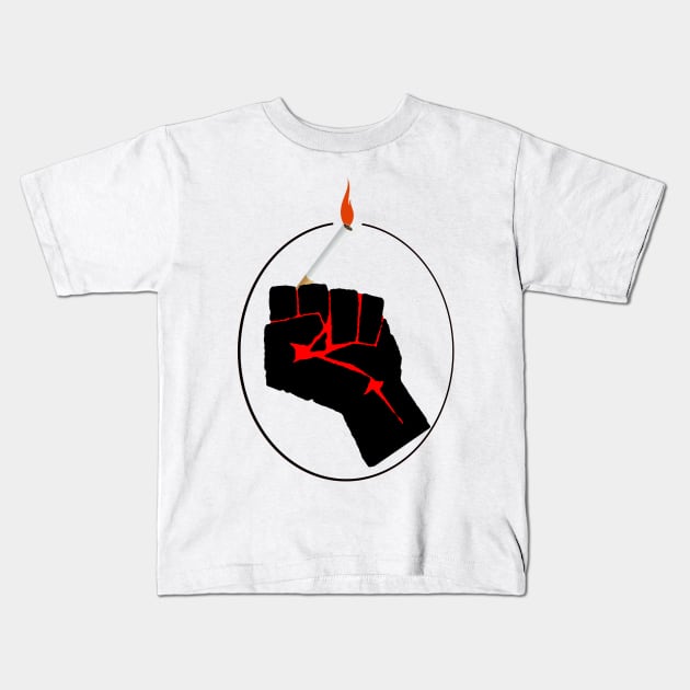 Revolutionary Cigarette Break Kids T-Shirt by neememes